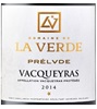 14 Vacqueyras Cuvee Prelude Aop (Dom De La Verde) 2014